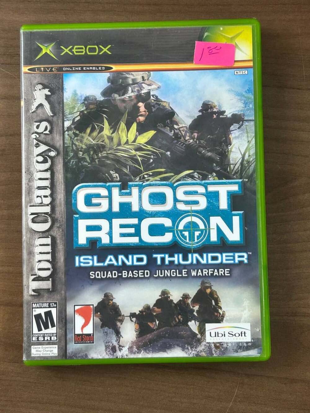 Tom Clancy’s Ghost Recon Island Thunder Microsoft Xbox 2003 with Case & Manual